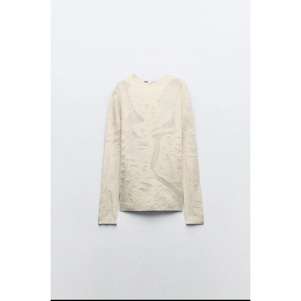 NWT Zara Textured Sweater